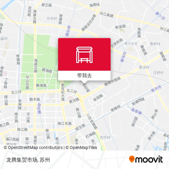 龙腾集贸市场地图