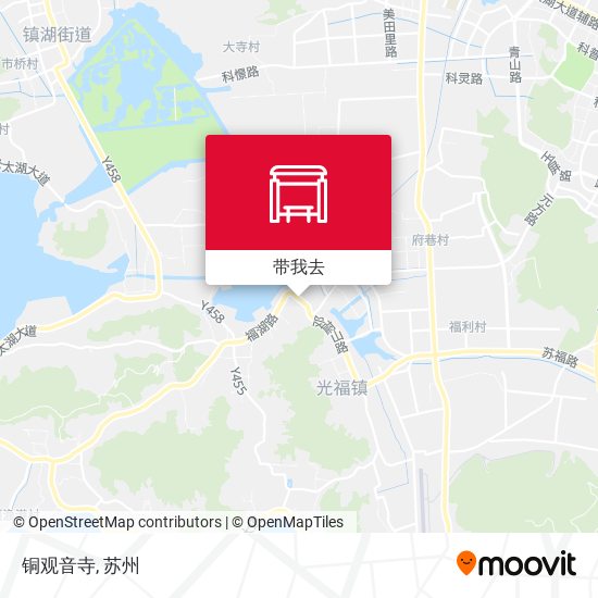 铜观音寺地图