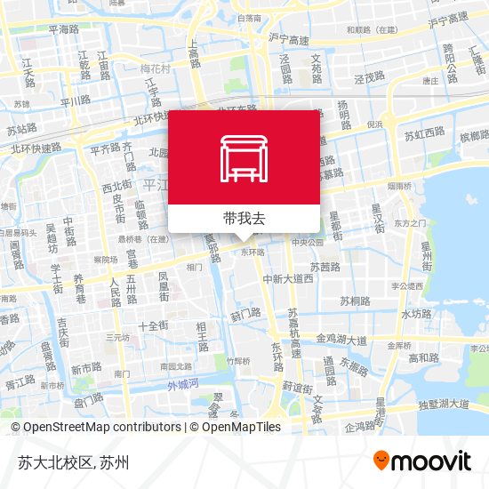 苏大北校区地图