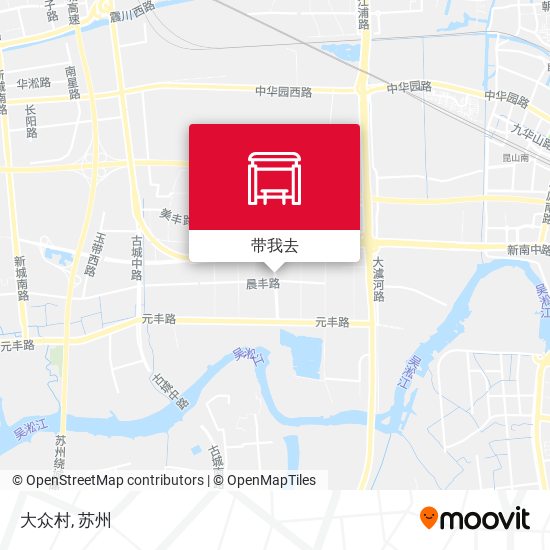 大众村地图