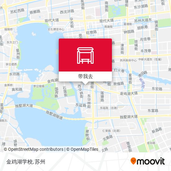金鸡湖学校地图