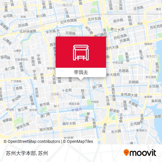 苏州大学本部地图