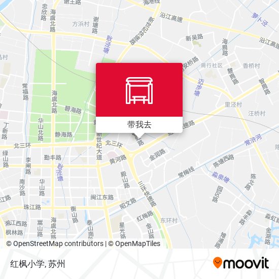 红枫小学地图