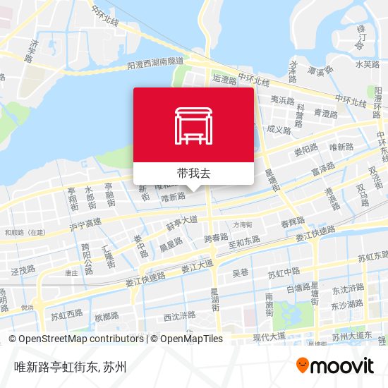 唯新路亭虹街东地图