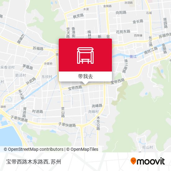 宝带西路木东路西地图