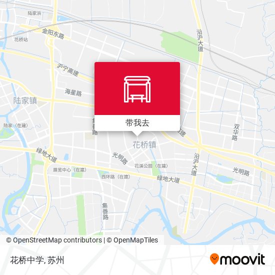 花桥中学地图