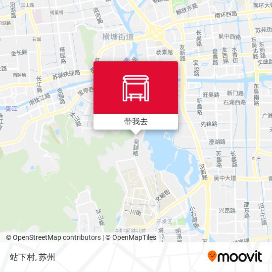 站下村地图