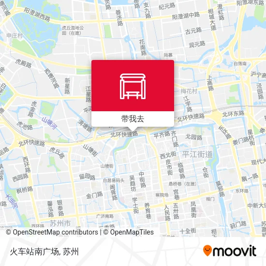 火车站南广场地图