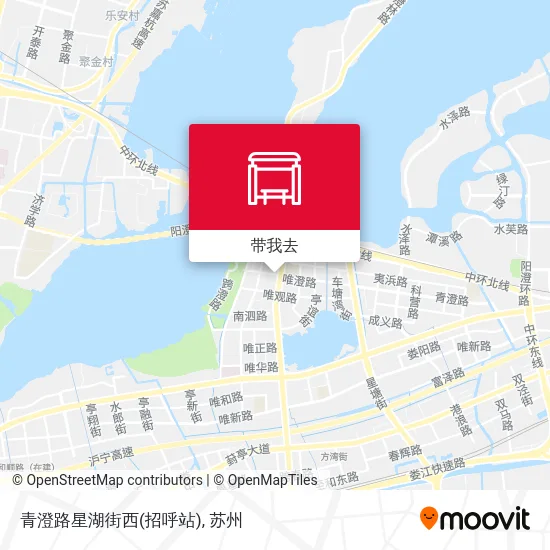 青澄路星湖街西(招呼站)地图