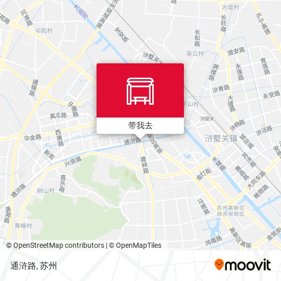 通浒路地图