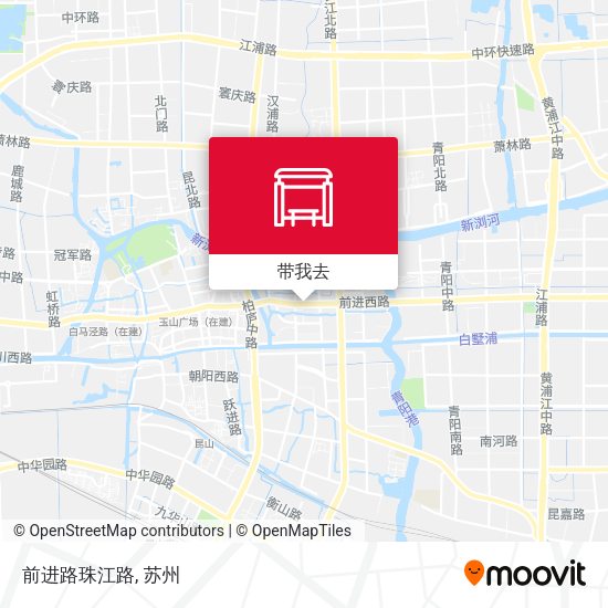 前进路珠江路地图