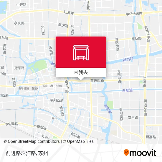 前进路珠江路地图