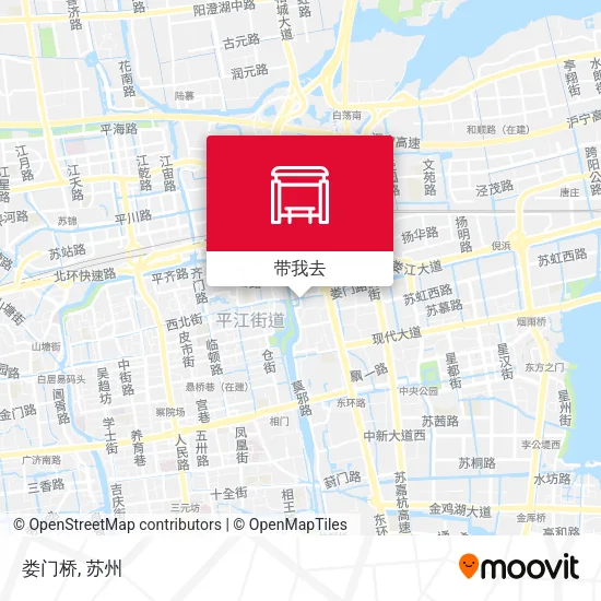 娄门桥地图
