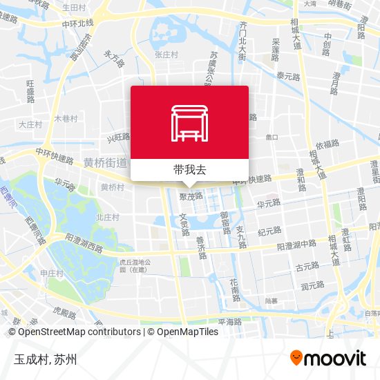 玉成村地图