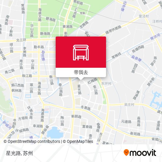 星光路地图