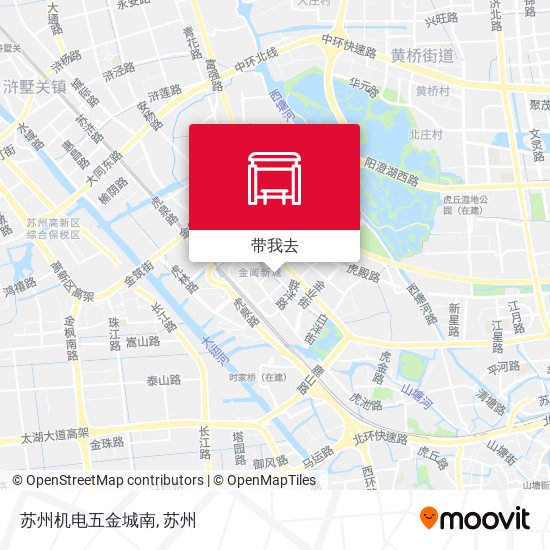 苏州机电五金城南地图