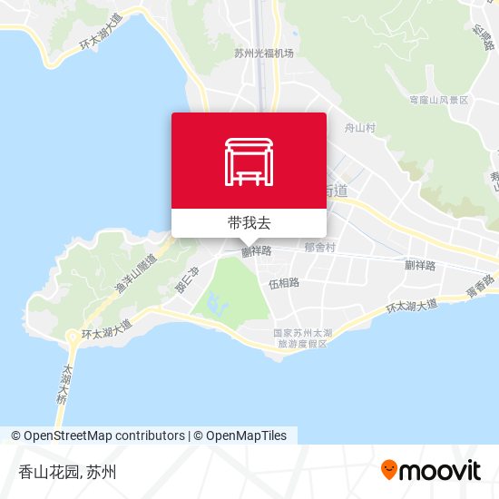 香山花园地图