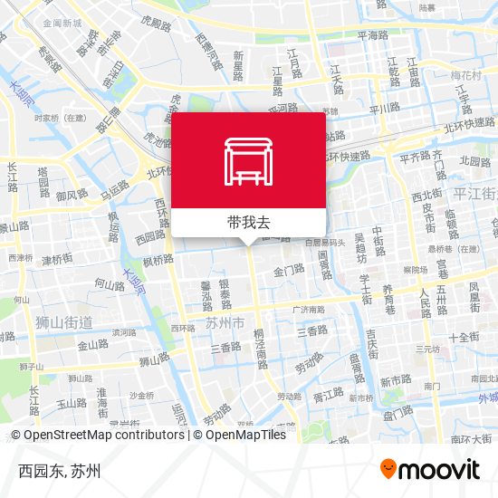 西园东地图