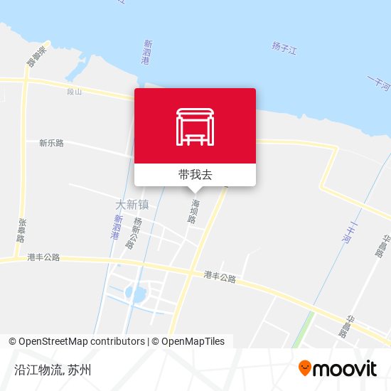 沿江物流地图
