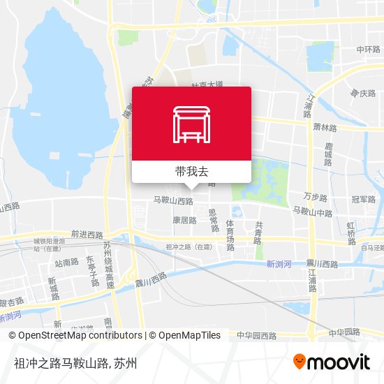 祖冲之路马鞍山路地图