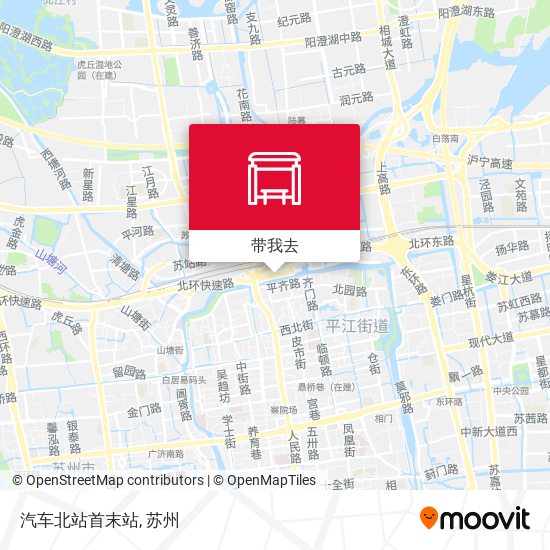 汽车北站首末站地图