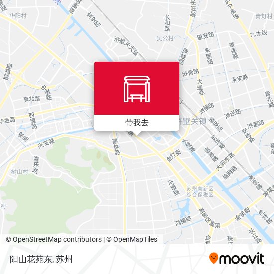阳山花苑东地图