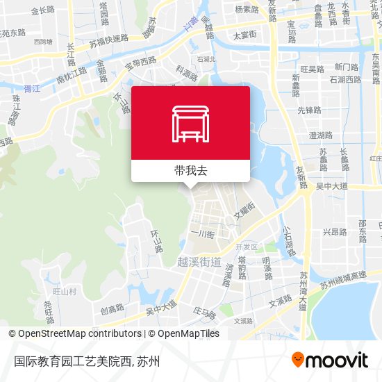 国际教育园工艺美院西地图