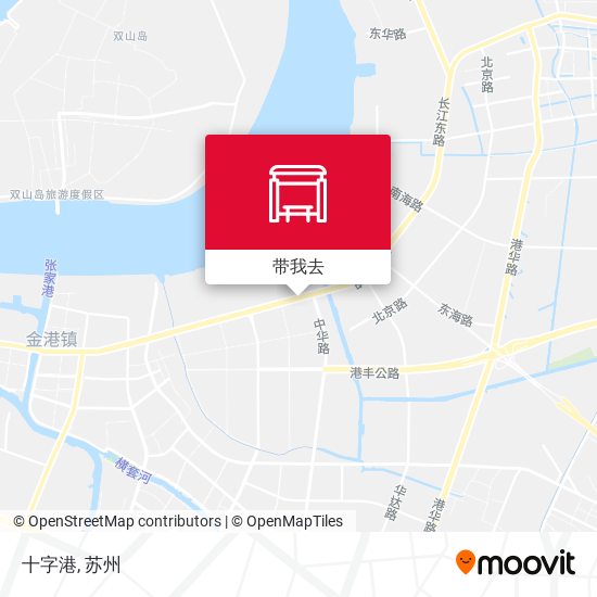 十字港地图