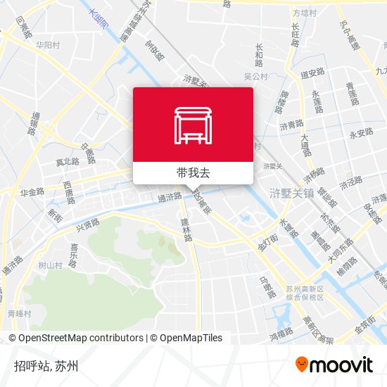 招呼站地图
