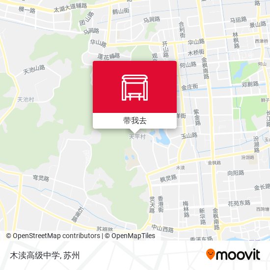 木渎高级中学地图