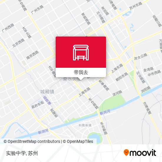 实验中学地图