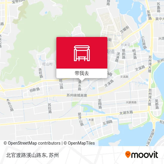 北官渡路溪山路东地图