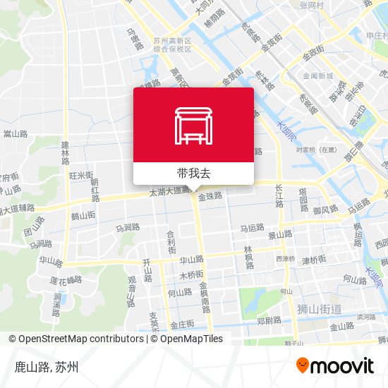 鹿山路地图