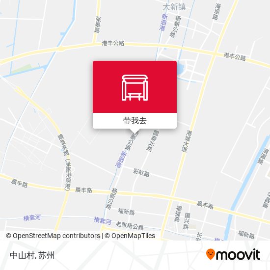 中山村地图