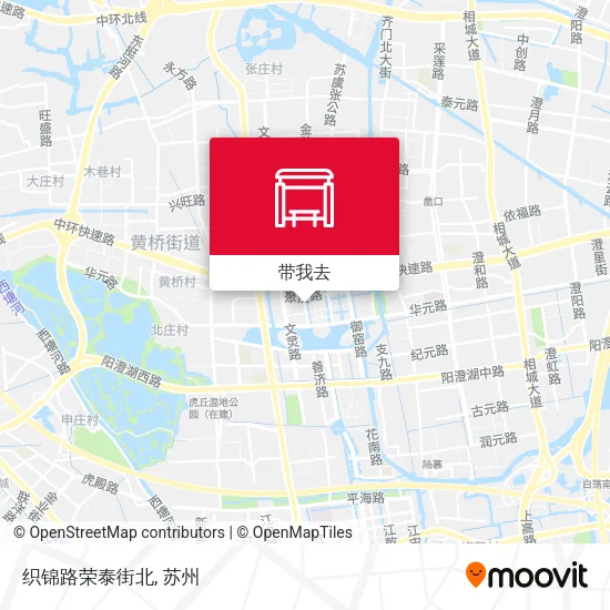 织锦路荣泰街北地图