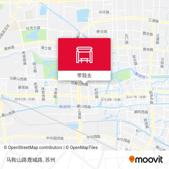 马鞍山路鹿城路地图