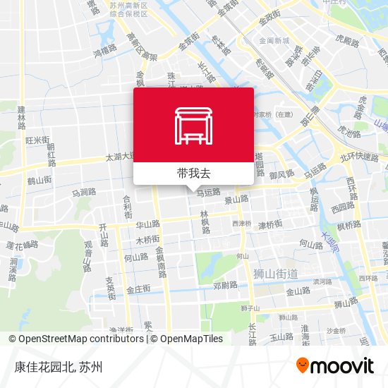 康佳花园北地图