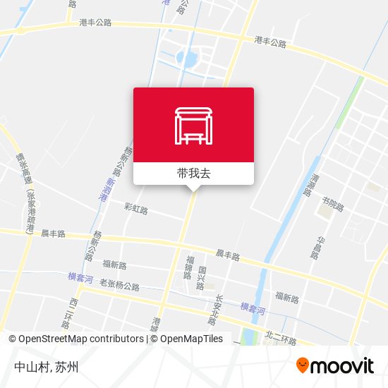 中山村地图
