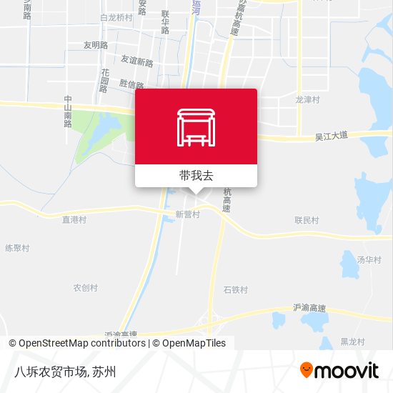 八坼农贸市场地图