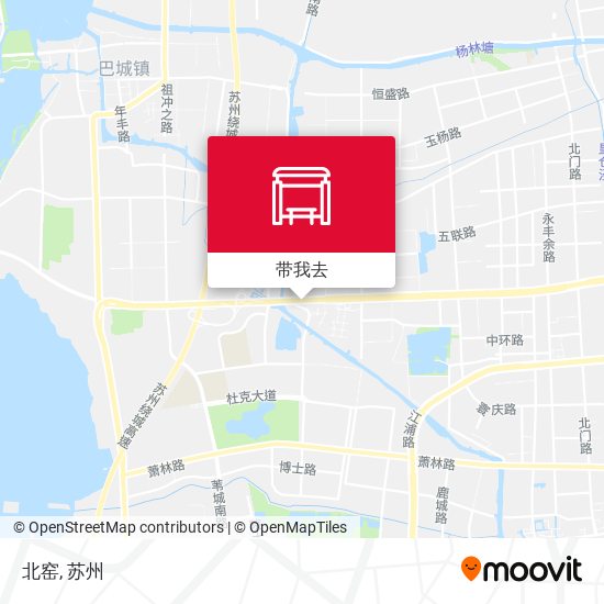 北窑地图