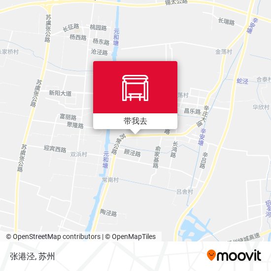 张港泾地图