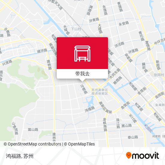 鸿福路地图