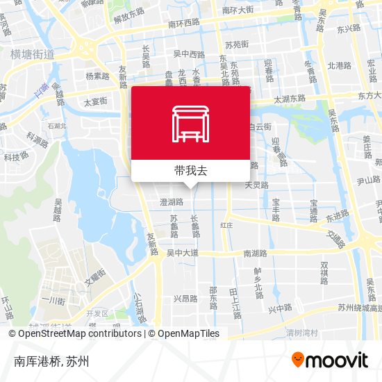 南厍港桥地图