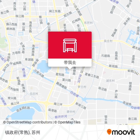 镇政府(常熟)地图