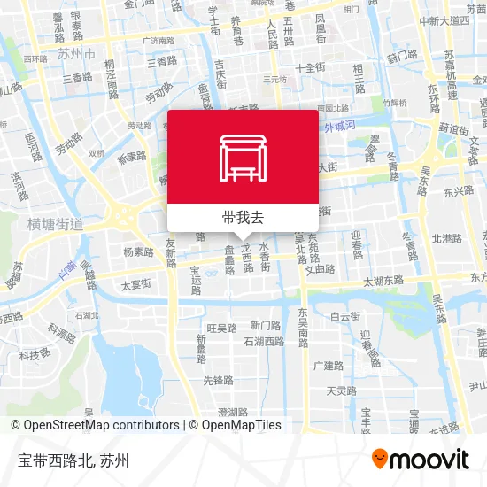 宝带西路北地图