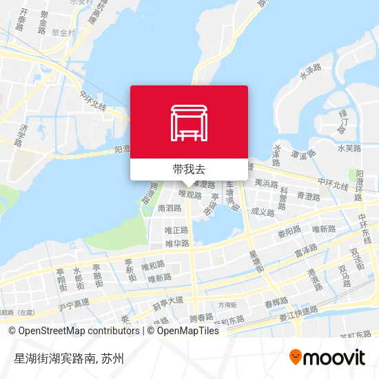 星湖街湖宾路南地图