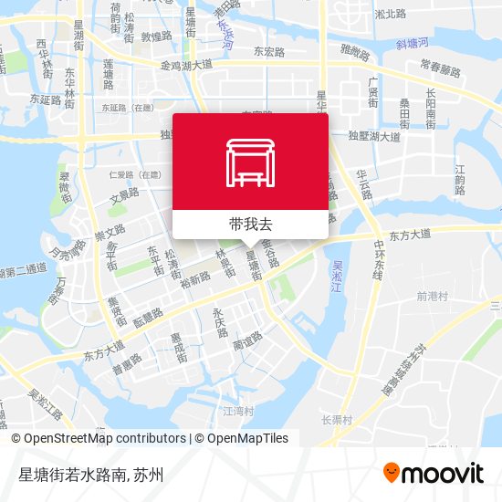 星塘街若水路南地图