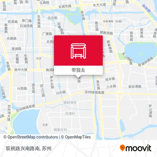 双祺路兴南路南地图