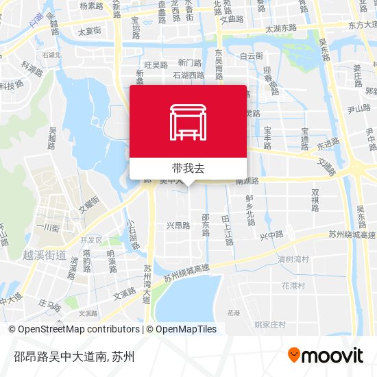 邵昂路吴中大道南地图