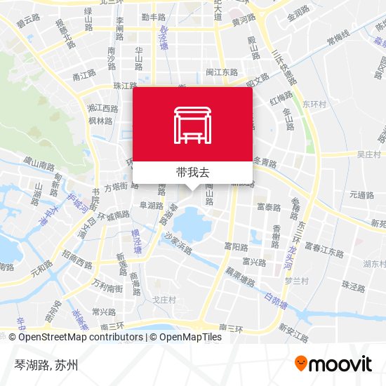 琴湖路地图
